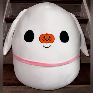 Cute 🥰 The Nightmare Before Christmas Jumbo Zero Ghost Dog  20 inch Squishmallo…